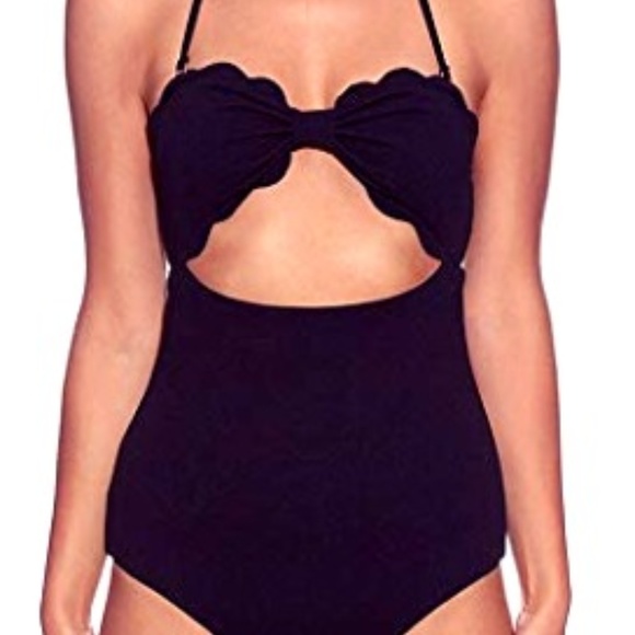 One Piece Swimsuit High Waisted Monokini - Picture 3 of 6